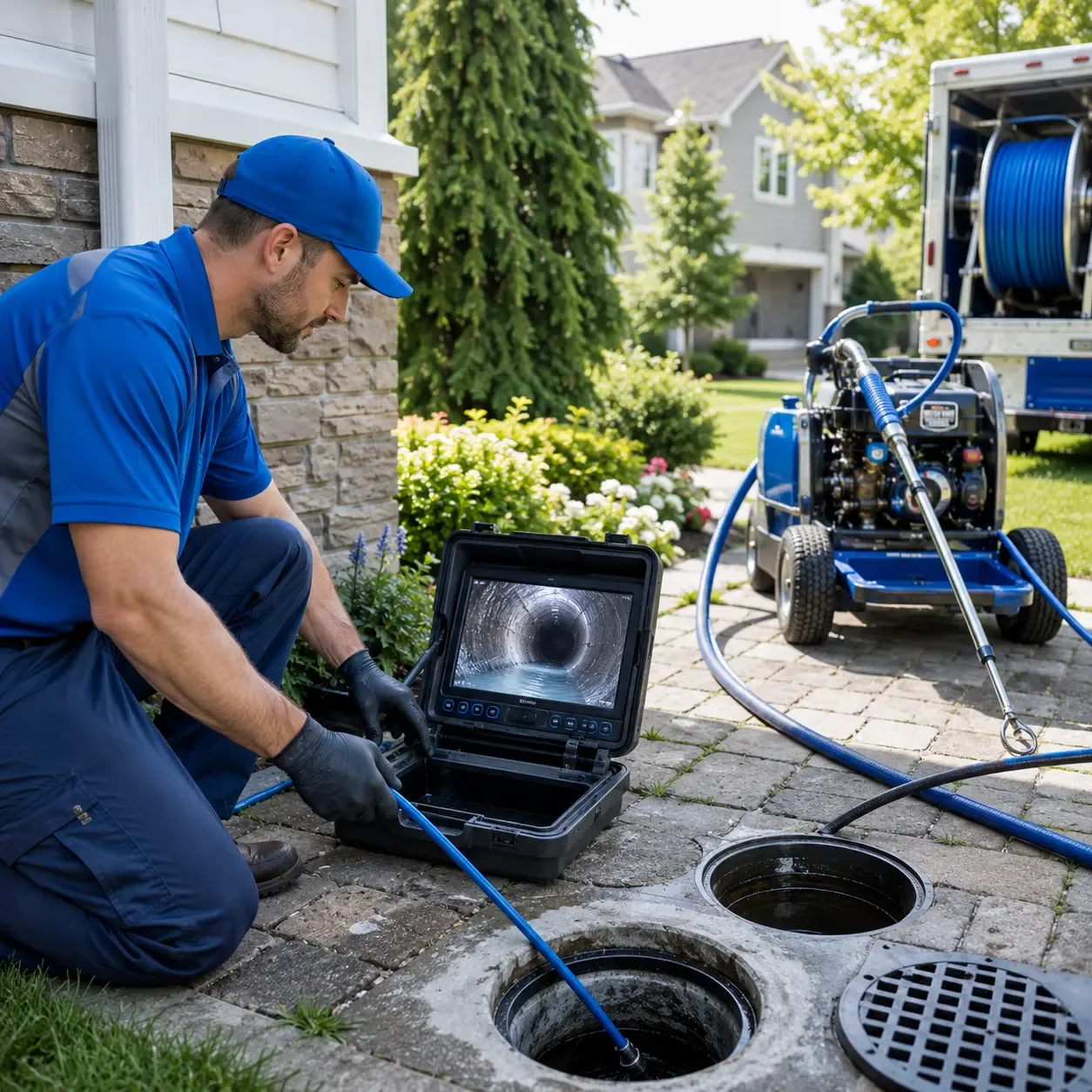 Outdoor drain cleaning professionals serving Thompson, CT